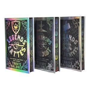 FairyLoot Legends & Lattes 3 Book Series by Travis Baldree - Limited Editions
